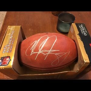 Calvin Johnson signed NFL Official Football